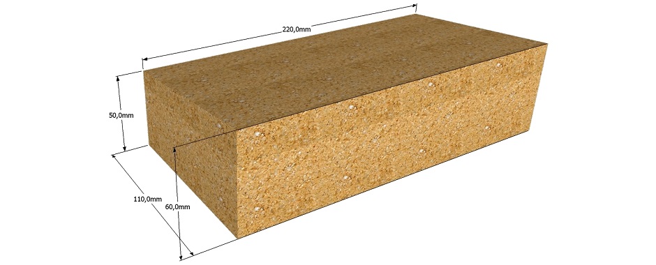 Refrasil 22x11x6-5 trapezoidal