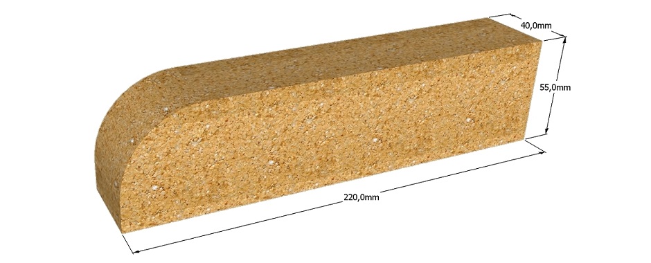 Refrasil 22x5,5x4R curved